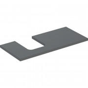 Стільниця Geberit One 105x3x47 см виріз зліва ДСП лава матовий 505.294.00.3