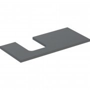 Стільниця Geberit One 105x3x47 см виріз зліва ДСП лава матовий 505.294.00.3