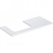 Стільниця Geberit One 105x3x47 см виріз зліва ДСП білий матовий 505.304.00.2