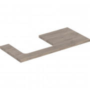 Стільниця Geberit One 105x3x47 см виріз зліва ДСП горіх гікорі 505.304.00.6