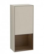 Шкафчик для ванной Villeroy & Boch Finion 41,8х93,6х27 см петли справа с подсветкой МДФ песок матовый лак/шпон грецкого ореха F550GNHH