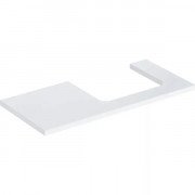 Стільниця Geberit One 105x3x47 см виріз праворуч ДСП білий матовий 505.324.00.2