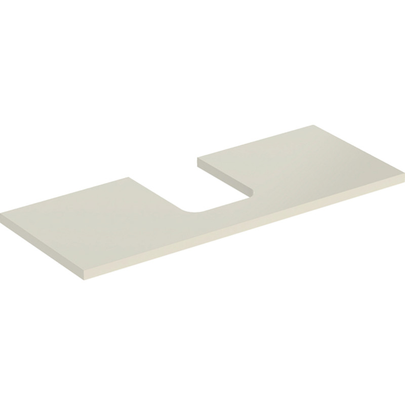 Стільниця Geberit One 120x3x47 см ДСП пісочно-сірий глянсовий 505.275.00.4