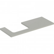 Стільниця Geberit One 120x3x47 см виріз зліва ДСП сірий матовий 505.305.00.7