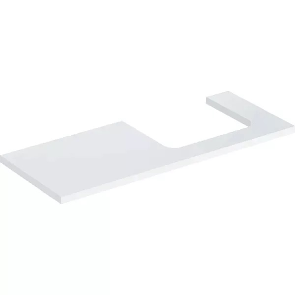 Стільниця Geberit One 120x3x47 см виріз праворуч ДСП білий матовий 505.325.00.2