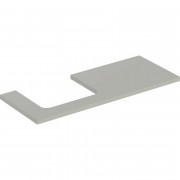 Стільниця Geberit One 120x3x47 см виріз зліва ДСП сірий матовий 505.305.00.7