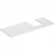 Столешница Geberit One 120x3x47 см вырез справа ДСП белый глянцевый 505.315.00.1