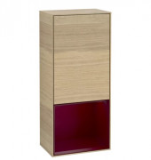 Шкафчик для ванной Villeroy & Boch Finion 41,8х93,6х27 см петли справа с подсветкой ДСП шпон дуба/пион матовый лак G550HBPC