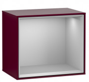 Стеллаж для ванной Villeroy & Boch Finion 41,8х35,6х27 см с подсветкой МДФ пион матовый лак/светло-серый матовый лак G580GJHB