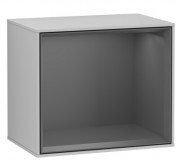 Стелаж для ванної Villeroy & Boch Finion 41,8 х35, 6х27 см з підсвічуванням МДФ світло-сірий матовий лак/антрацит матовий лак G580GKGJ