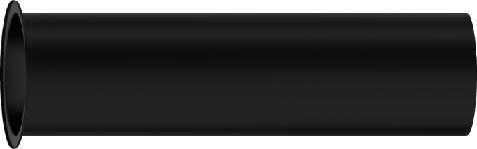 Патрубок для раковины Hansgrohe 300 мм латунь черный матовый 53428670