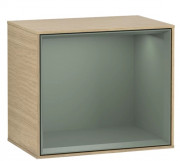 Стелаж для ванної Villeroy & Boch Finion 41,8х35,6х27 см з підсвічуванням ДСП шпон дуба/оливковий матовий лак G580GMPC