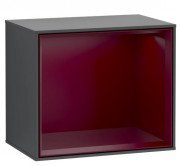 Стеллаж для ванной Villeroy & Boch Finion 41,8х35,6х27 см с подсветкой МДФ темно-синий матовый лак/пион матовый лак G580HBHG