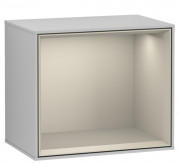 Стелаж для ванної Villeroy & Boch Finion 41,8 х35, 6х27 см з підсвічуванням МДФ світло-сірий матовий лак/пісок матовий лак G580HHGJ