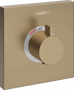 Термостат для душу прихованого монтажу Hansgrohe ShowerSelect HighFlow шліфована бронза 15760140
