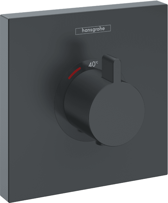 Термостат для душа скрытого монтажа Hansgrohe ShowerSelect HighFlow черный матовый 15760670
