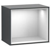 Стелаж для ванної Villeroy & Boch Finion 41,8х35,6х27 см з підсвічуванням МДФ темно-синій матовий лак/білий матовий лак G580MTHG