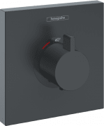 Термостат для душу прихованого монтажу Hansgrohe ShowerSelect HighFlow чорний матовий 15760670