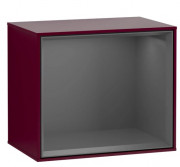 Стеллаж для ванной Villeroy & Boch Finion 41,8х35,6х27 см с подсветкой МДФ пион матовый лак/антрацит матовый лак F590GKHB