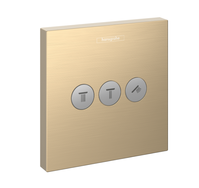 Вентиль прихованого монтажу Hansgrohe ShowerSelect шліфована бронза 15764140