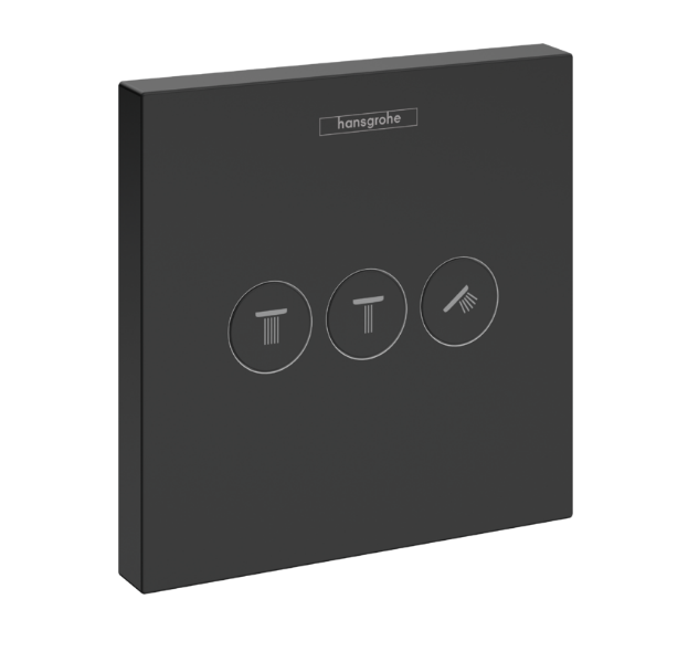 Вентиль прихованого монтажу Hansgrohe ShowerSelect чорний матовий 15764670