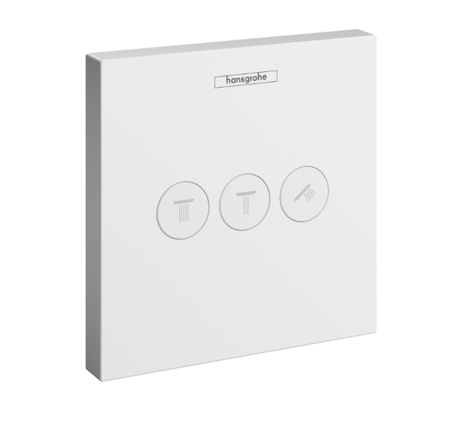 Вентиль скрытого монтажа Hansgrohe ShowerSelect белый матовый 15764700