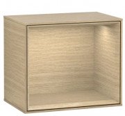 Стеллаж для ванной Villeroy & Boch Finion 41,8х35,6х27 см с подсветкой ДСП шпон дуба G580PCPC