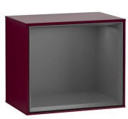 Стелаж для ванної Villeroy & Boch Finion 41,8х35,6х27 см з підсвічуванням МДФ півонія матовий лак/антрацит матовий лак F590GKHB