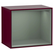 Стелаж для ванної Villeroy & Boch Finion 41,8х35,6х27 см з підсвічуванням МДФ півонія матовий лак/оливковий матовий лак F590GMHB