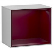 Стелаж для ванної Villeroy & Boch Finion 41,8х35,6х27 см з підсвічуванням МДФ світло-сірий матовий лак/півон матовий лак F590HBGJ