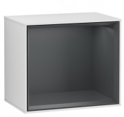 Стелаж для ванної Villeroy & Boch Finion 41,8х35,6х27 см з підсвічуванням МДФ білий матовий лак/темно-синій матовий лак F590HGMT