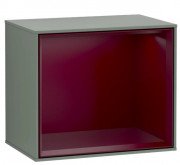 Стелаж для ванної Villeroy & Boch Finion 41,8х35,6х27 см з підсвічуванням МДФ оливковий матовий лак/півон матовий лак F590HBGM