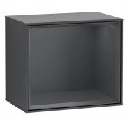 Стелаж для ванної Villeroy & Boch Finion 41,8 х35, 6х27 см з підсвічуванням МДФ темно-синій матовий лак F590HGHG