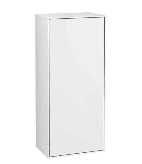 Шафка для ванної Villeroy & Boch Finion 41,8х93,6х27 см петлі зліва МДФ глянсовий білий лак F56000GF