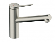 Смеситель для кухни Hansgrohe Zesis M33 150 однорычажный сталь 74802800