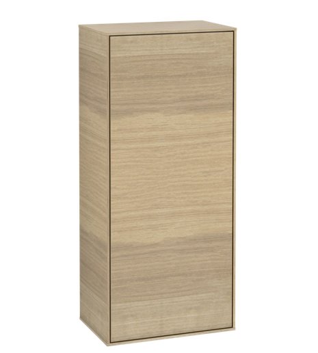Шафка для ванної Villeroy & Boch Finion 41,8 х93, 6х27 см петлі зліва ДСП шпон дуба F56000PC