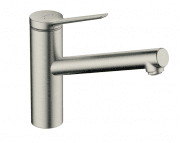 Смеситель для кухни Hansgrohe Zesis M33 150 однорычажный сталь 74802800