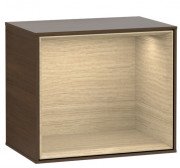 Стеллаж для ванной Villeroy & Boch Finion 41,8х35,6х27 см с подсветкой ДСП шпон грецкого ореха/шпон дуба F590PCGN