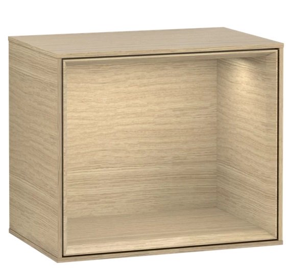 Стеллаж для ванной Villeroy & Boch Finion 41,8х35,6х27 см с подсветкой ДСП шпон дуба F590PCPC