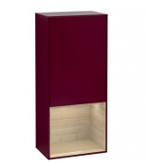 Шкафчик для ванной Villeroy & Boch Finion 41,8х93,6х27 см петли справа с подсветкой МДФ пион матовый лак/шпон дуба G550PCHB