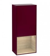 Шкафчик для ванной Villeroy & Boch Finion 41,8х93,6х27 см петли справа с подсветкой МДФ пион матовый лак/шпон дуба G550PCHB