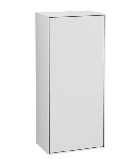 Шафка для ванної Villeroy & Boch Finion 41,8х93,6х27 см петлі зліва з підсвічуванням МДФ білий матовий лак G57000MT
