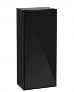 Шкафчик для ванной Villeroy & Boch Finion 41,8х93,6х27 см петли справа с подсветкой МДФ глянцевый черный лак G57000PH