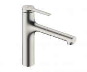 Змішувач для кухні з висувною лійкою Hansgrohe Zesis M33 160 з sBox lite одноважільний сталь 74804800