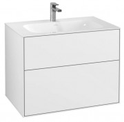 Тумба под раковину Villeroy & Boch Finion 79,6х49,8 см МДФ глянцевый белый лак F01000GF