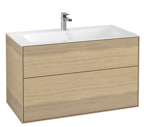 Тумба под раковину Villeroy & Boch Finion 99,6х49,8 см ДСП шпон дуба F02000PC