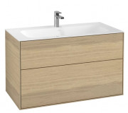 Тумба под раковину Villeroy & Boch Finion 99,6х49,8 см ДСП шпон дуба F02000PC