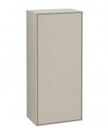 Шкафчик для ванной Villeroy & Boch Finion 41,8х93,6х27 см петли справа с подсветкой МДФ песок матовый лак G57000HH