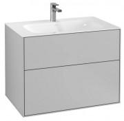 Тумба під раковину Villeroy & Boch Finion 79,6 х49, 8 см МДФ світло-сірий матовий лак F01000GJ