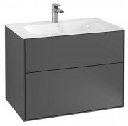 Тумба під раковину Villeroy & Boch Finion 79,6 х49, 8 см МДФ антрацит матовий лак F01000GK